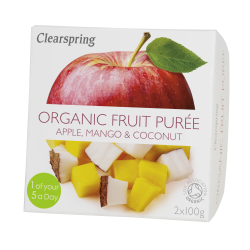 Bio Gyümölcspüré - alma / mangó / kókusz