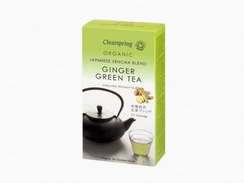 Bio gyömbéres zöld tea - 20db teafilter