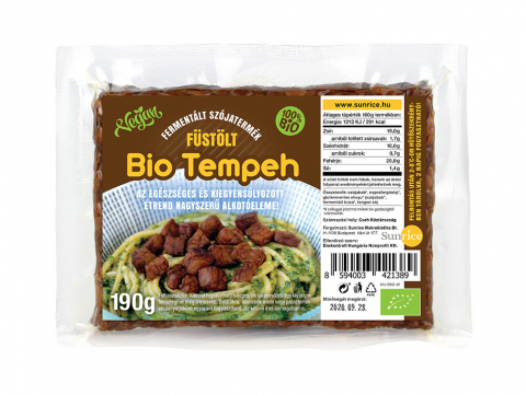 Bio füstölt tempeh