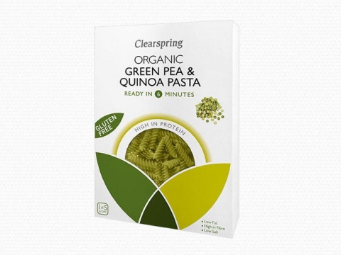 Bio gluténmentes zöldborsó és quinoa tészta - Fusilli