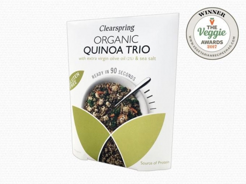 Bio gluténmentes 90 másodperces Quinoa Trio – Extra szűz olívaolajjal és tengeri sóval