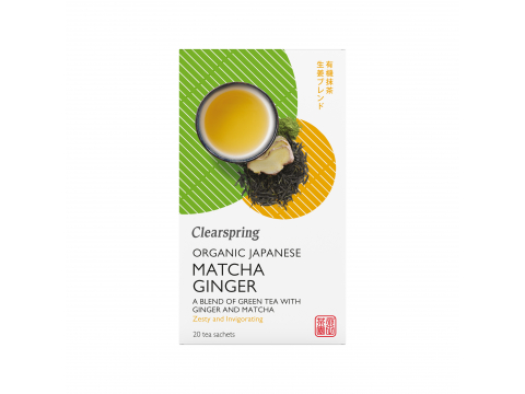 Bio Japán Matcha Gyömbér zöld teakeverék - 20db filter